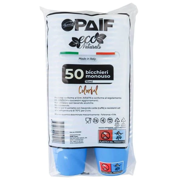 Setahome Bicchieri Caffè Azzurro x50