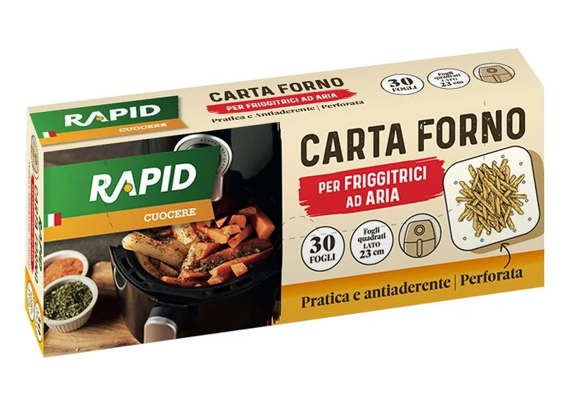 Rapid Carta Forno Friggitrice Ad Aria x30 FG 23 Cm
