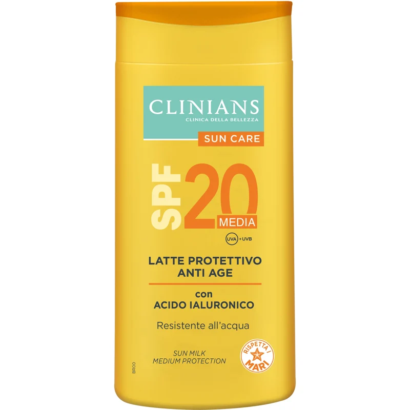 Clinians Solare Latte Protettivo Anti Age Spf20 200 Ml