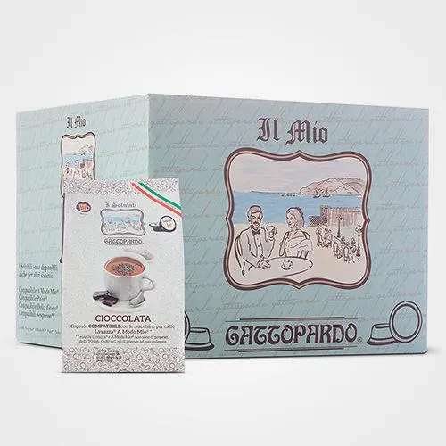 Caffè capsule compatibili A modo Mio Cioccolato 16 capsule