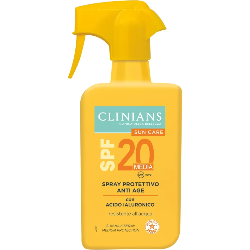 Clinians Solare Spray Trigger Protettivo Anti Age Spf20 250 Ml