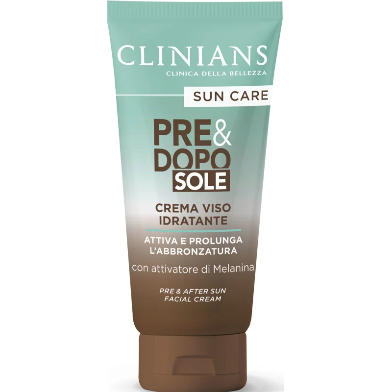 Clinians Solare Crema Idratante Viso Pre & Doposole 50 Ml