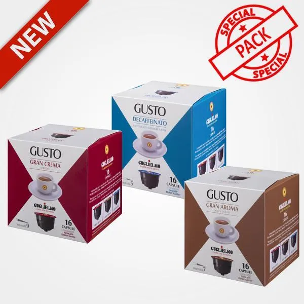 Caffè capsule compatibili Nescafé Dolce Gusto Degustazione 48 capsule