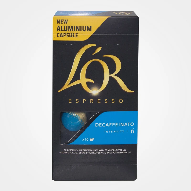 Caffè capsule compatibili Nespresso * Decaffeinato 10 cps