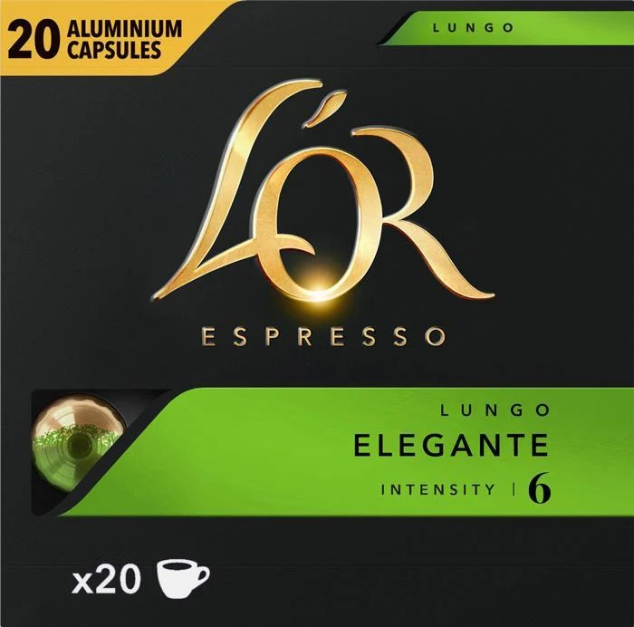 Caffè capsule compatibili Nespresso * Elegante 20 cps