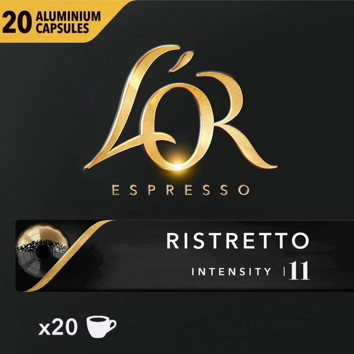 Caffè capsule compatibili Nespresso * Ristretto 20 cps