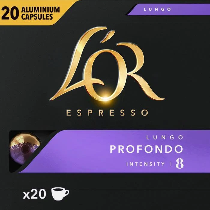 Caffè capsule compatibili Nespresso * Profondo 20 cps