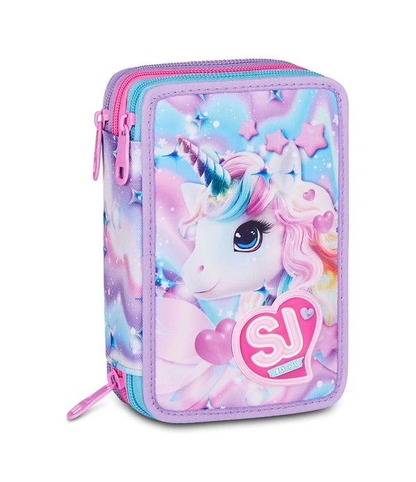 Ast.3 Zip Sj Gang Glow Led Unicorn Girl