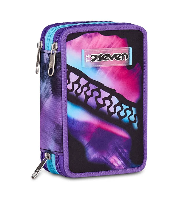 Astuccio 3 Zip Seven Pink Fusion