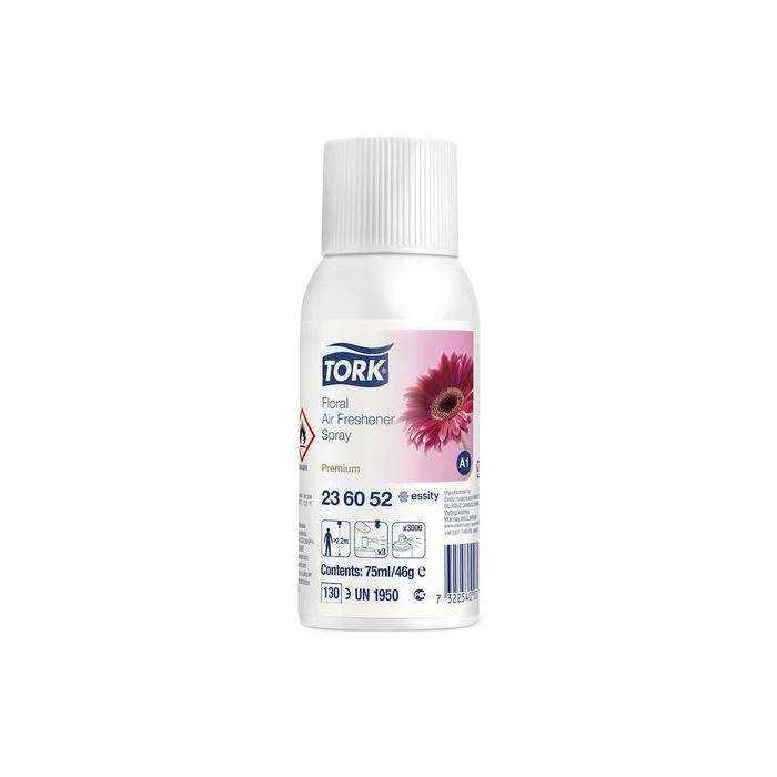 Tork deodorante spray per ambienti con profumo floreale | Bottiglia (75ml)