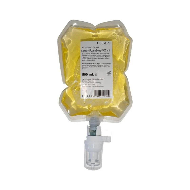 Sapone in schiuma CWS Clear+ – cartuccia di ricarica