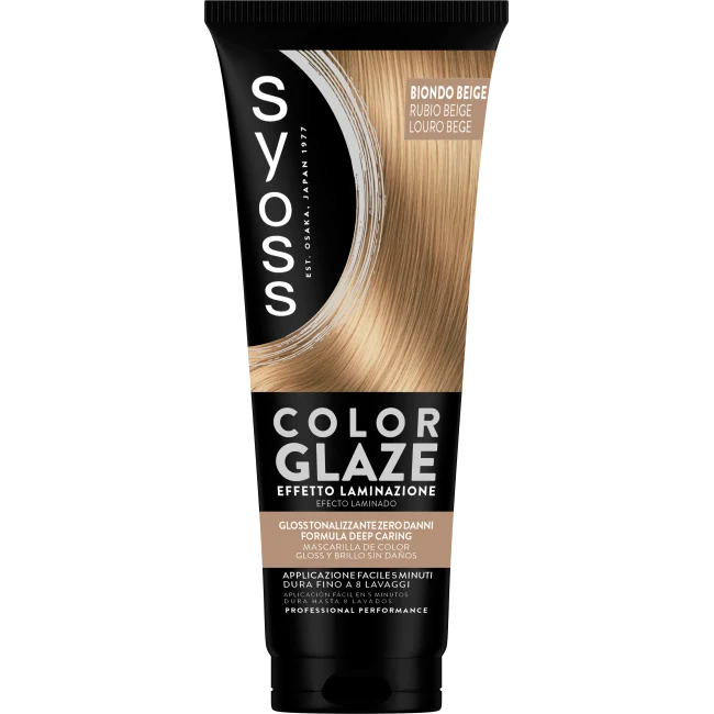 Syoss Color Glaze Tubo 130 Ml Biondo Beige