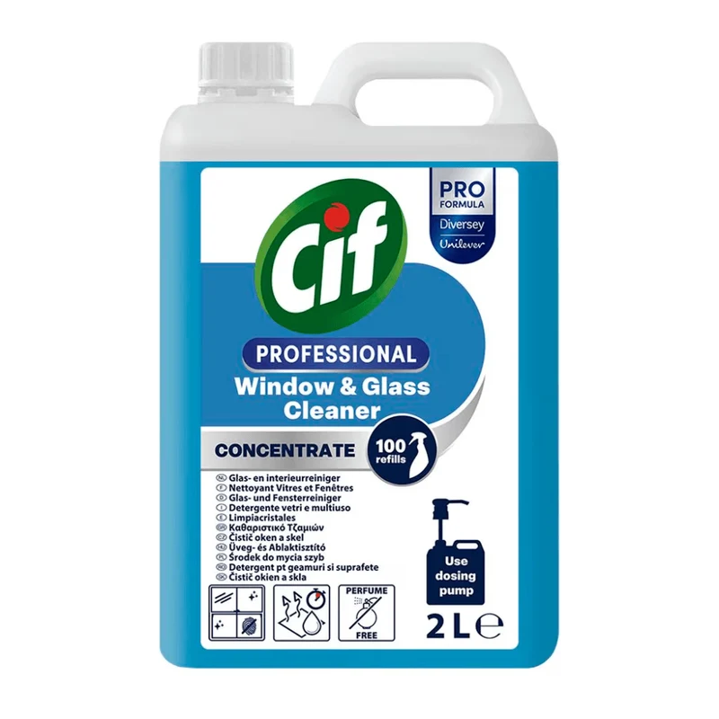Cif Detergente Vetri Concentrato Professionale | Tanica (2 l)