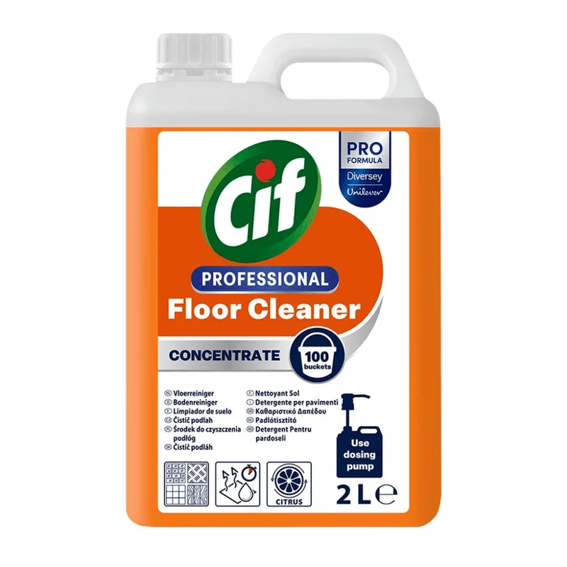 Cif Detergente Pavimenti Concentrato Professionale | Tanica (2 l)