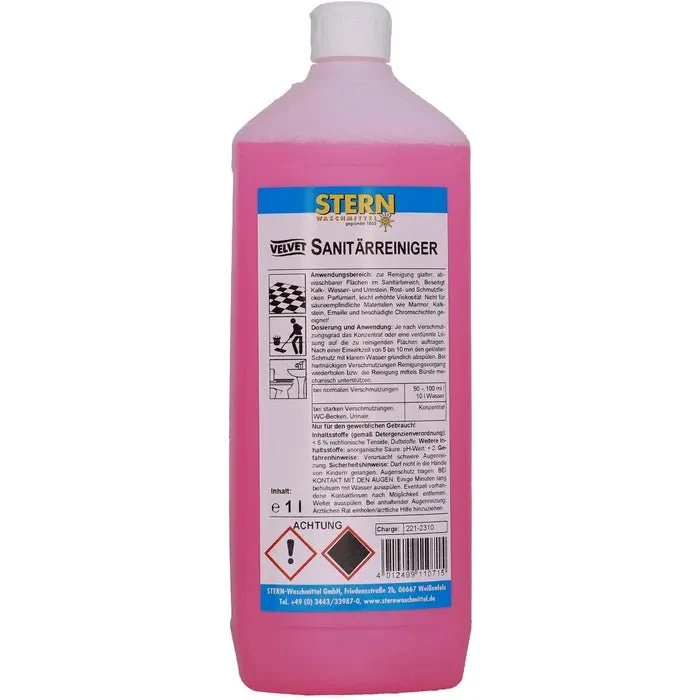 Detergente sanitario in velluto | Bottiglia (1L)