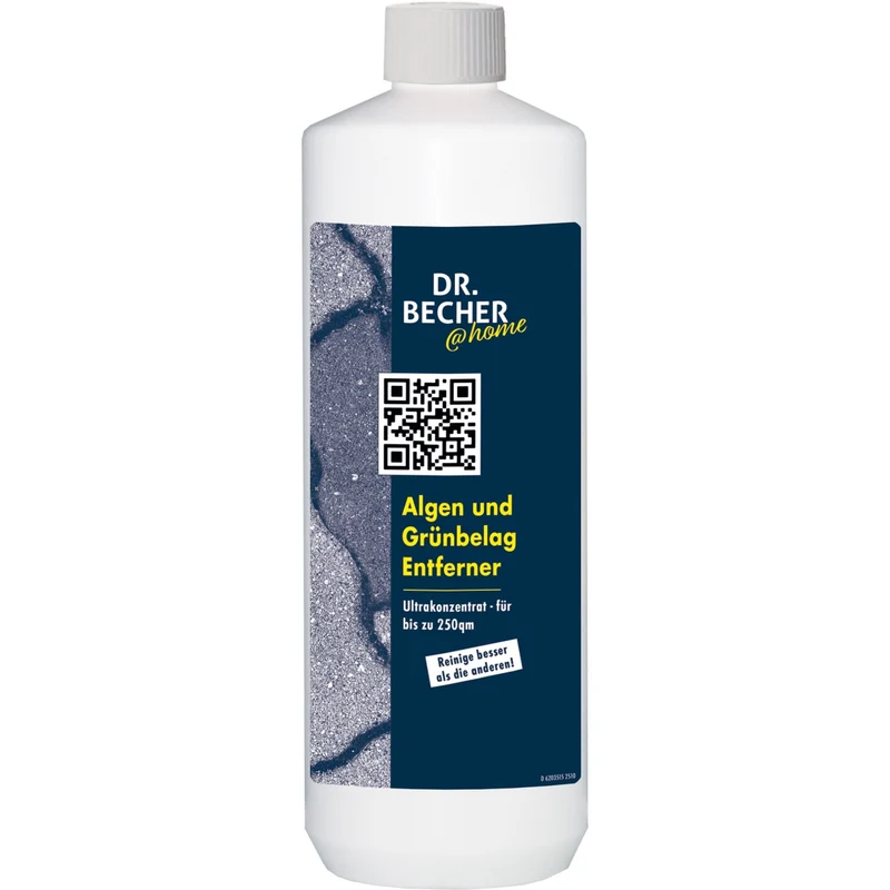 DR.BECHER @home Prodotto per la rimozione di alghe e incrostazioni verdi 1 l | Flacone (1 l)