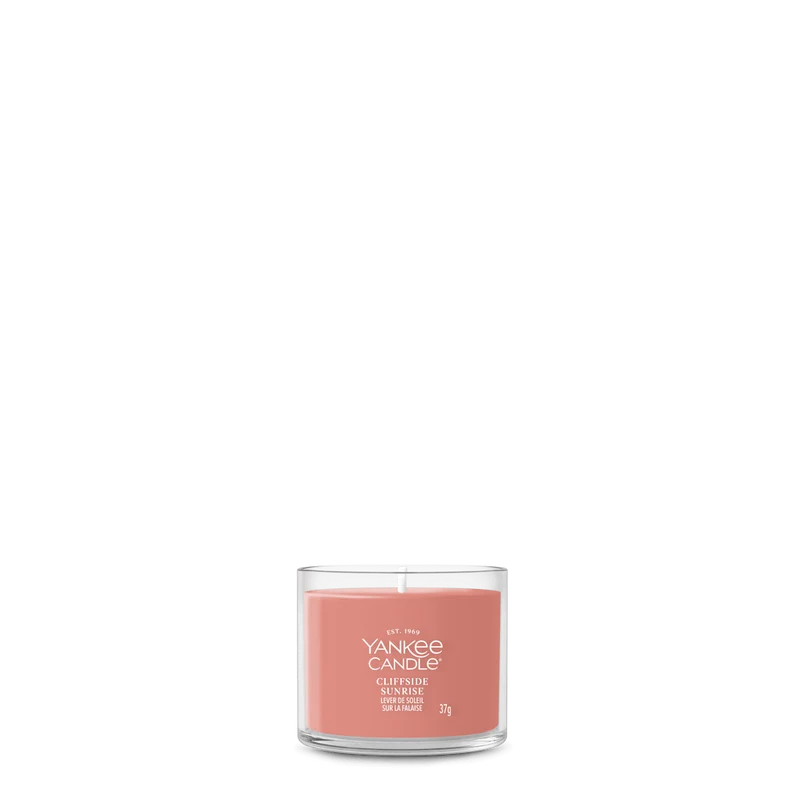 Yan Mini Filled Votive Cliffside Sunrise
