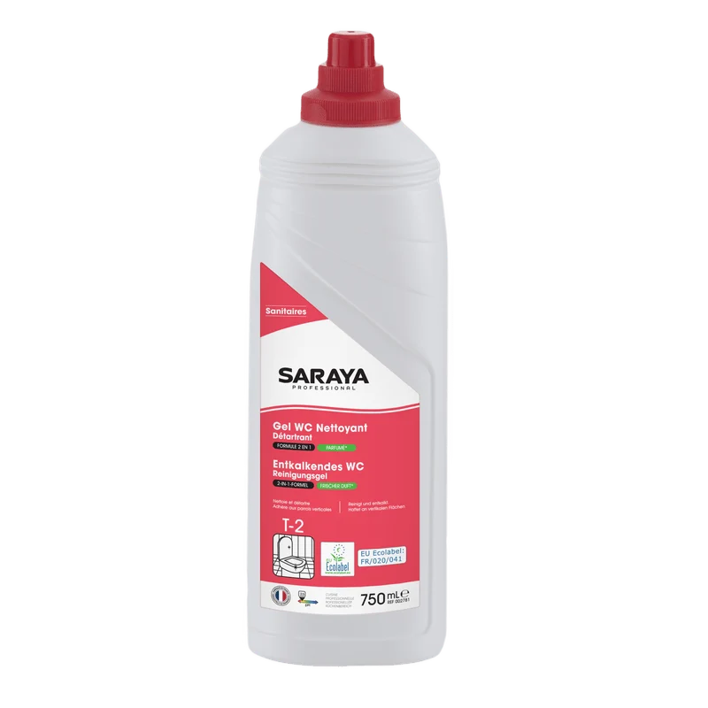 Saraya detergente gel per toilette Ecolabel | Bottiglia (750ml)