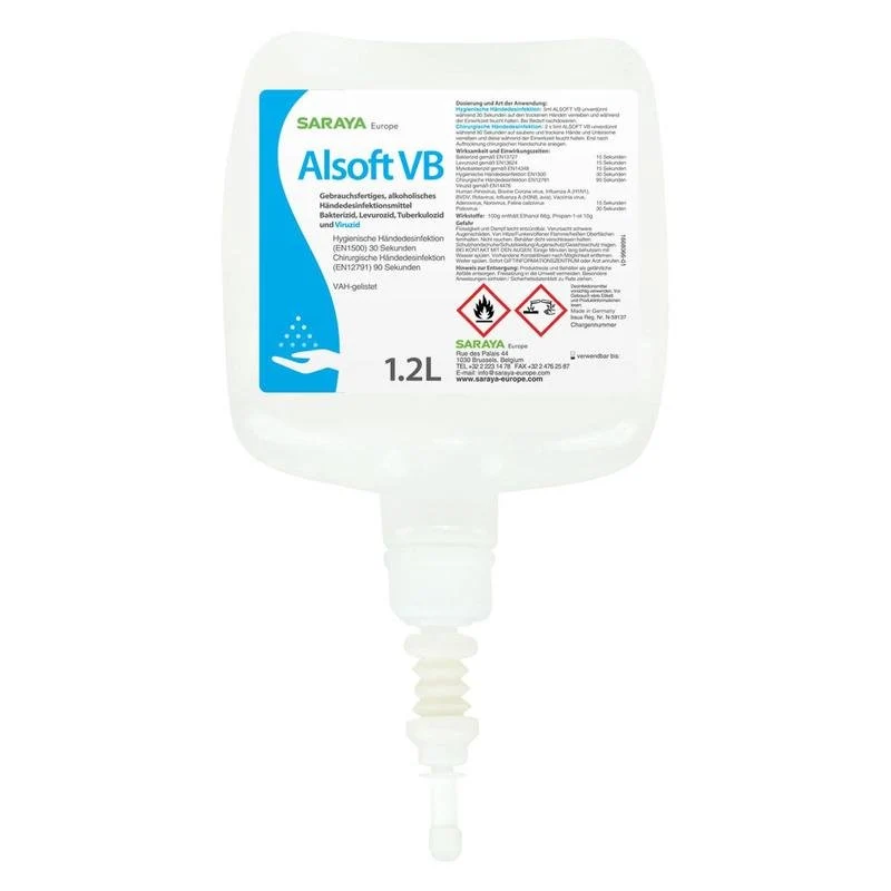 Saraya Alsoft VB disinfettante per le mani