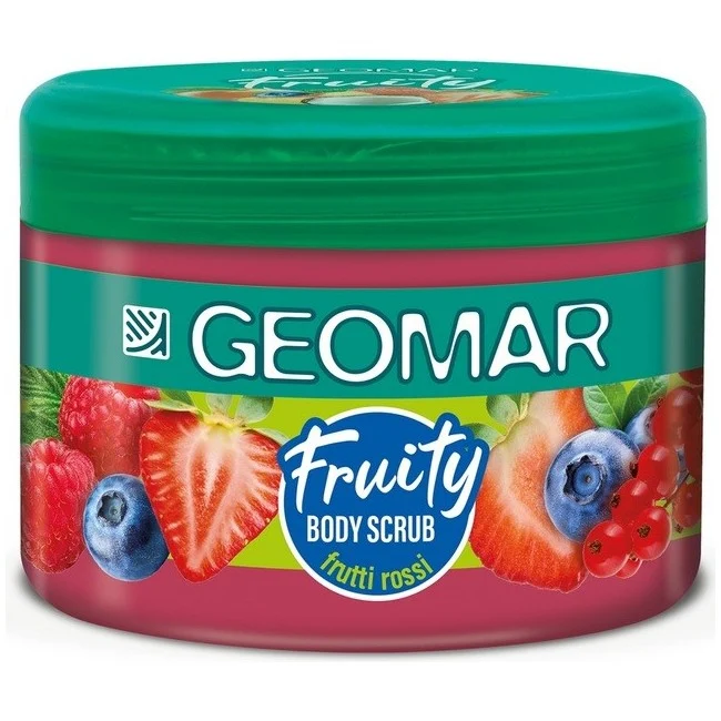 Geomar Corpo Scrub Fruit Frutti Rossi Gr 300