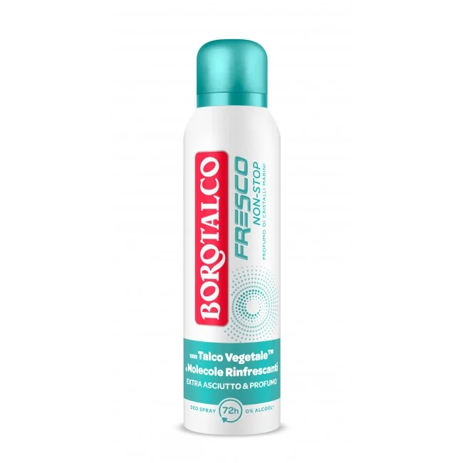 Borotalco Deodorante Spray Fresco Non Stop Cristalli Marini 150 Ml