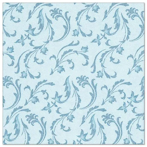 PAPSTAR 50 tovaglioli "Royal Collection" 1/4 Fold 40 x 40 cm turchese