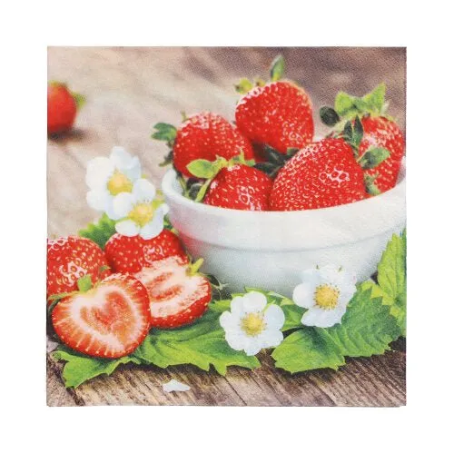 PAPSTAR 20 tovaglioli, 33 cm x 33 cm set di design a 3 strati 1/4 volte 2