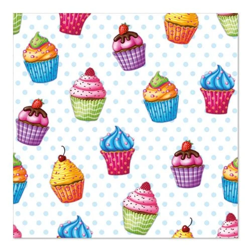 PAPSTAR 20 tovaglioli, 33 cm x 33 cm set di design a 3 strati 1/4 volte 5