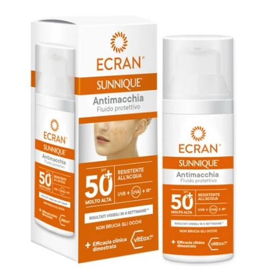 Ecran Sunnique Viso Antimacchie Spf 50