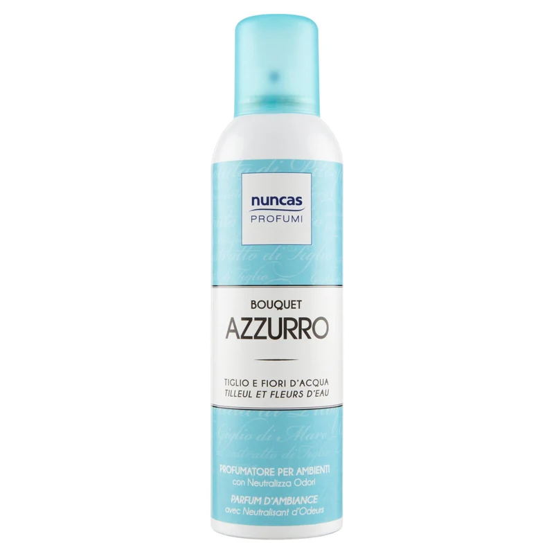 nuncas Profumi Bouquet Azzurro Tiglio e Fiori d'Acqua Profumatore per Ambienti 250 ml