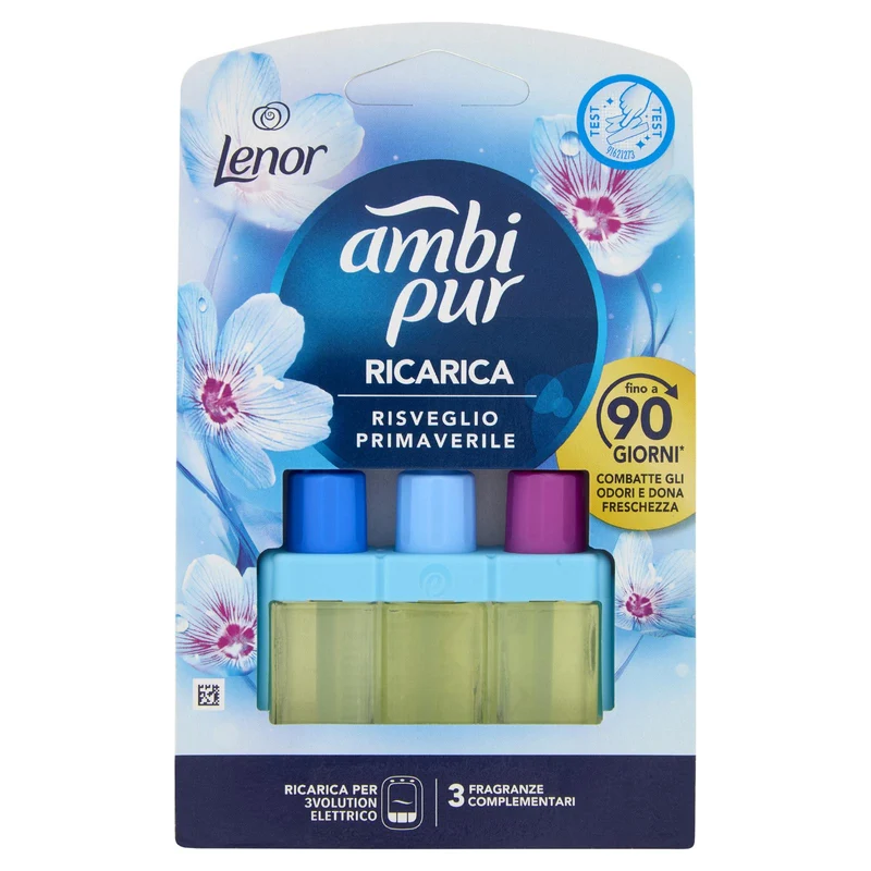 Ambi Pur Profumatore per Ambienti Elettrico Ricarica 3Volution, Risveglio Primaverile 20 ml