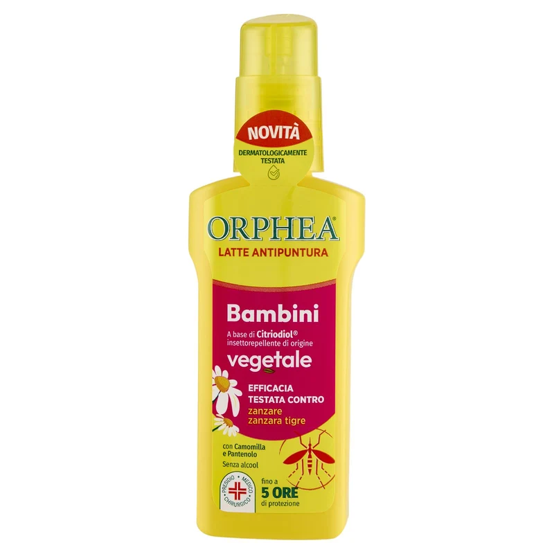 Orphea Lozione Antipuntura Bambini vegetale 100 ml