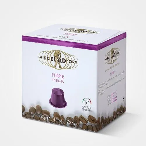Caffè capsule compatibili Nespresso * Purple "Energia" 10 cps