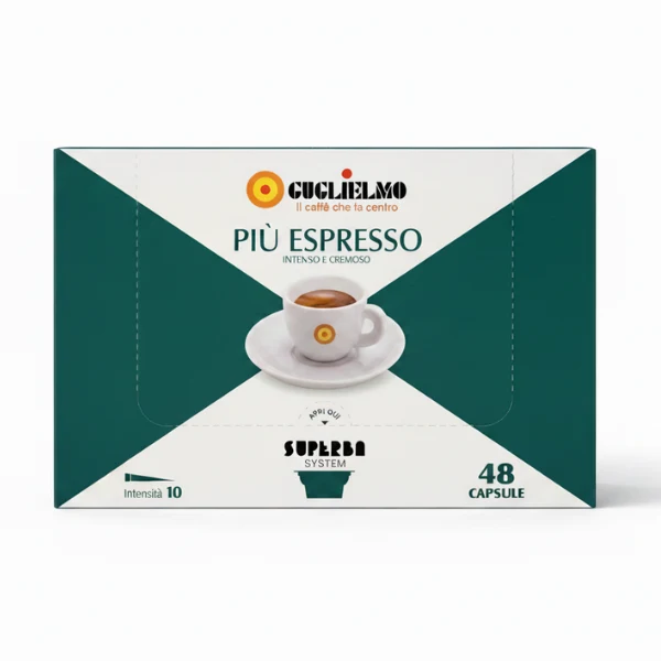 Capsule caffè Guglielmo Superba Più Espresso