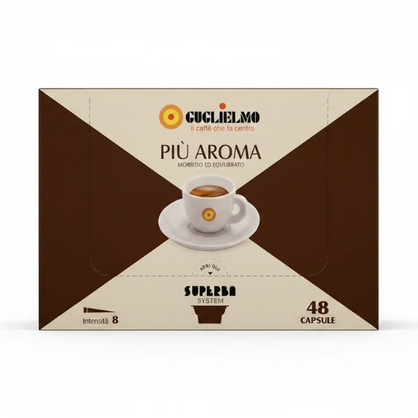 Capsule caffè Guglielmo Superba Più Aroma