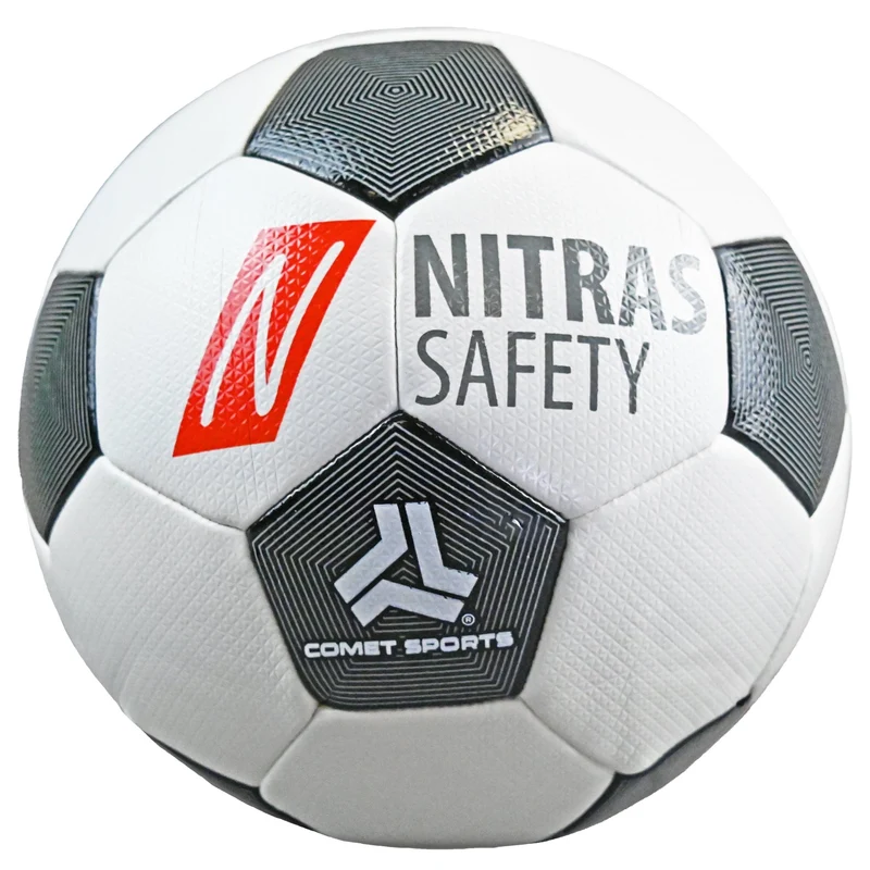 Pallone da calcio NITRAS, PU, ​​bianco/nero | Confezione (1 pezzo)