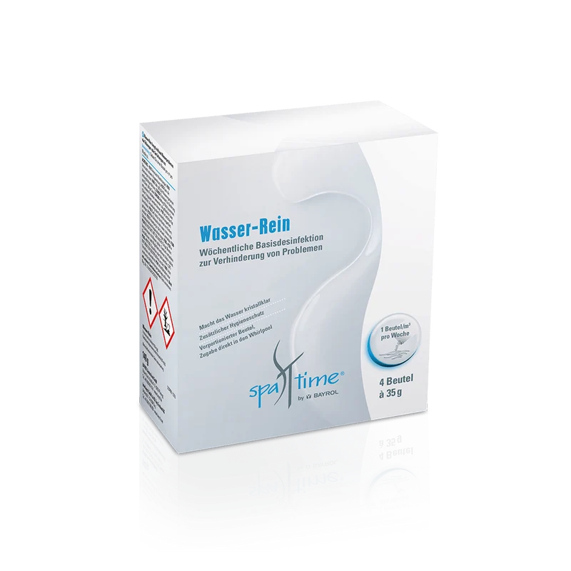 BAYROL SpaTime Wasser-Rein 0,14 kg disinfezione di base per prevenire problemi | Barattolo (140 g)