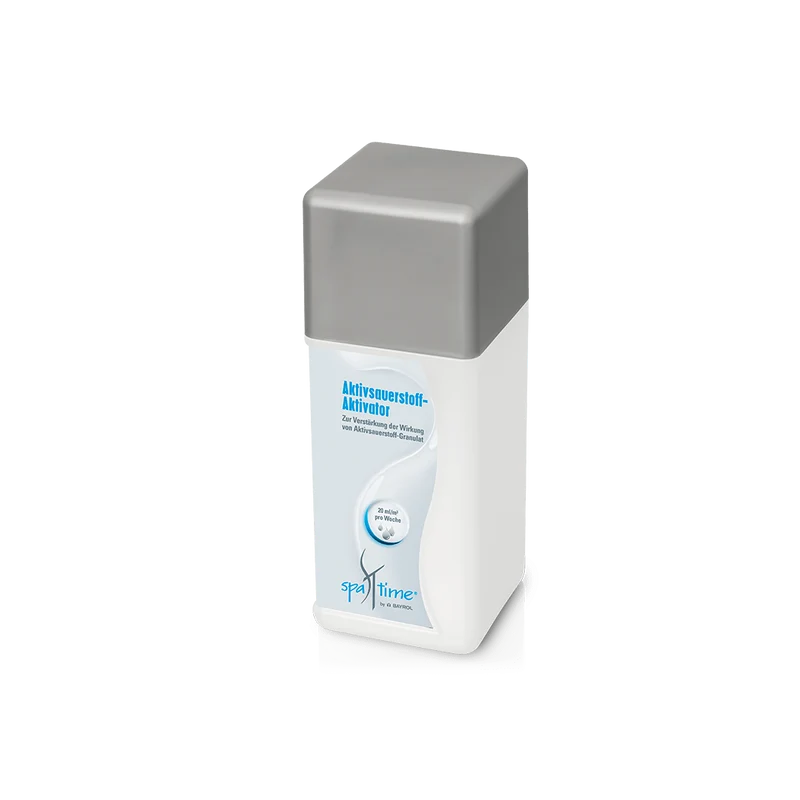 BAYROL SpaTime Attivatore di Ossigeno Attivo 1 L Senza Metalli Pesanti, pH-neutro | Bottiglia (1 l)