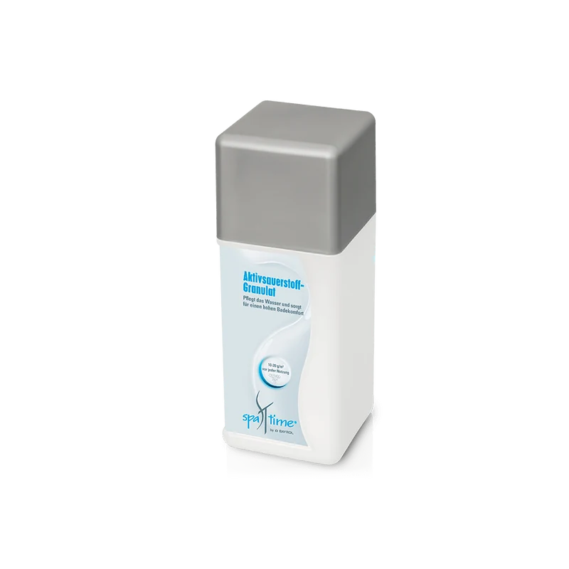 BAYROL SpaTime Ossigeno Attivo Granulato 1 kg senza cloro con effetto immediato | Bottiglia (1 kg)