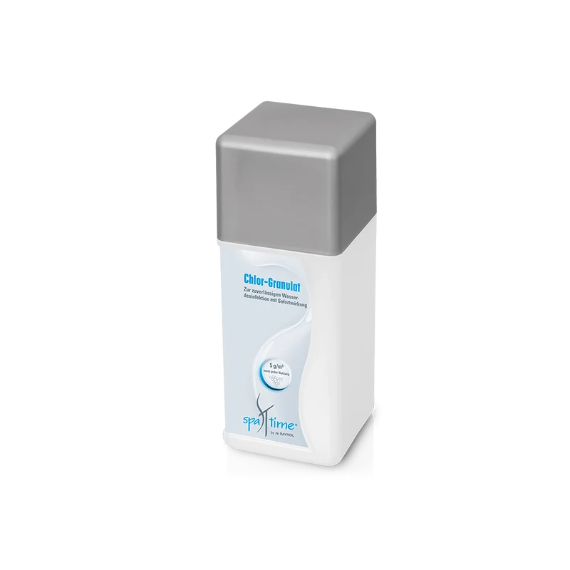 BAYROL SpaTime Cloro Granulato 1 kg Disinfezione dell'acqua ad azione immediata | Bottiglia (1 kg)