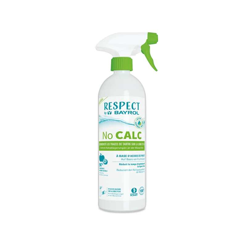 BAYROL No CALC potente anticalcare contro il calcare ostinato | Flacone spray (1 pezzo)