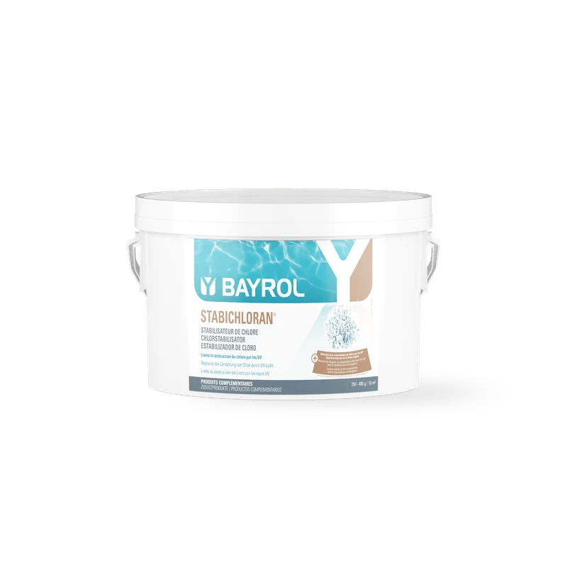 BAYROL Stabichloran® 3 kg Prevenzione delle perdite di cloro e dell'esposizione al sole | Secchio (3 kg)