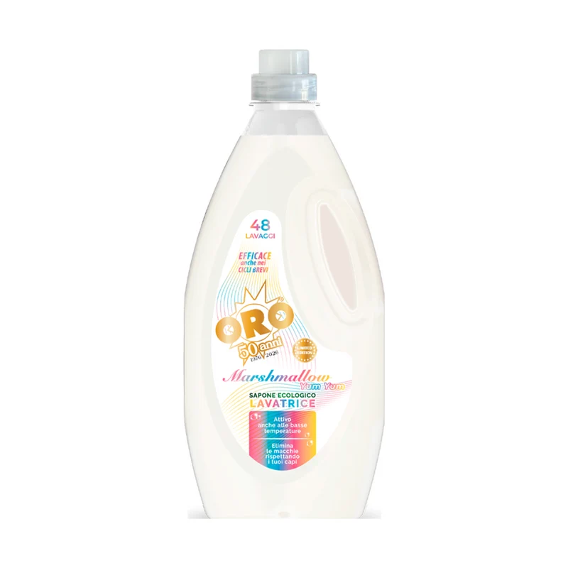 ORO SAPONE ECOLOGICO LAVATRICE MARSHMALLOW YUM YUM 2,2 L