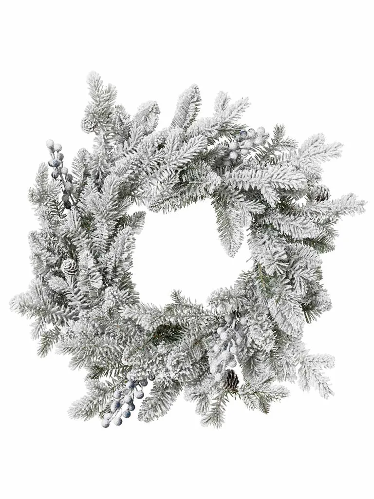 Kaemingk Ghirlanda Innevata Natalizia Aspen D 50 Cm