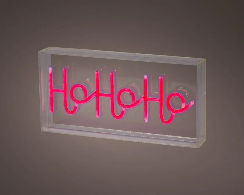 Kaemingk Scritta Hohoho Led Neon Usb Per Interni