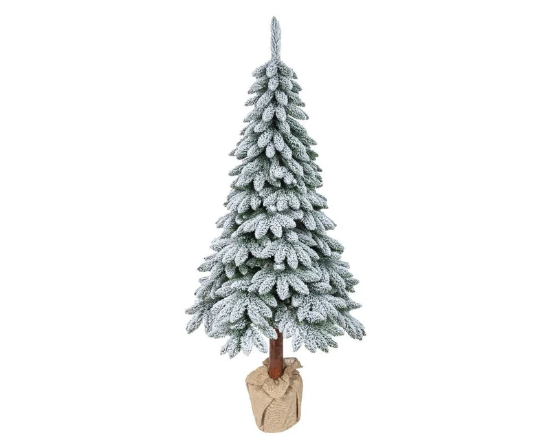 Kaemingk Abete Di Tora Innevato Tronco Legno 120 X 240 Cm