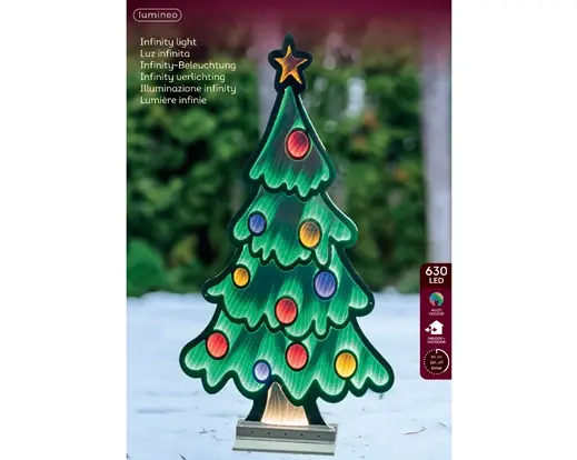 Kaemingk Albero Natale Led 120 Cm Multicolor Da Esterni