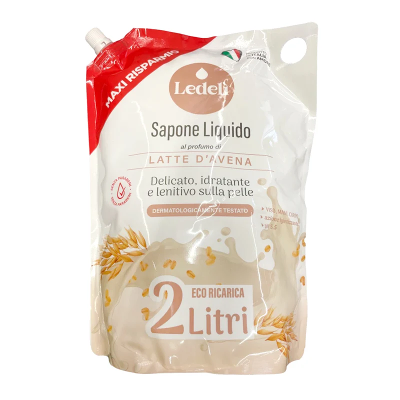 LEDELI SAPONE MANI RICARICA 2L AVENA