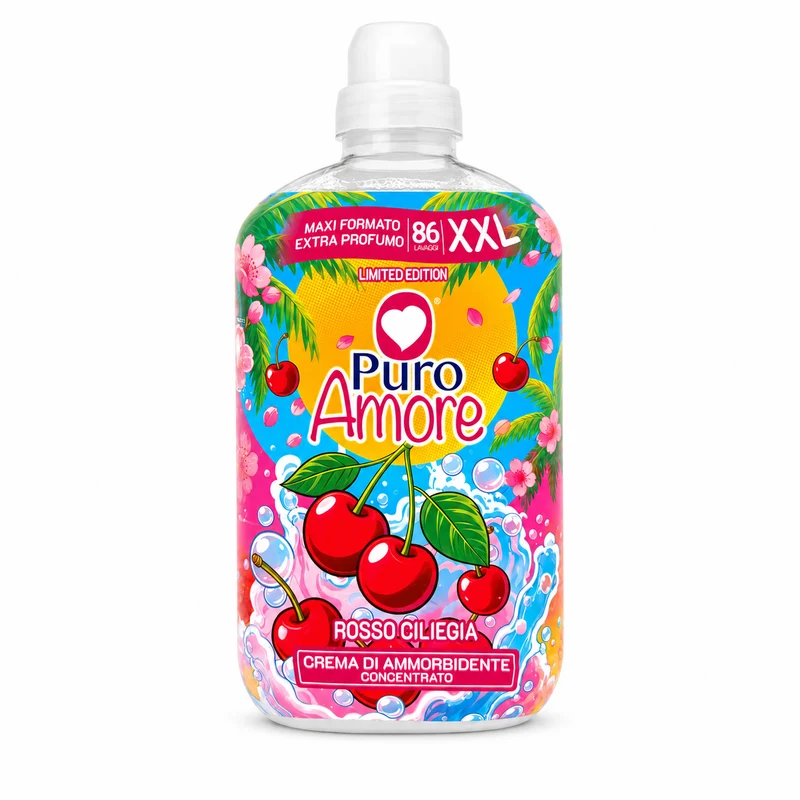 PURO AMORE AMMORBIDENTE XXL 86 LAVAGGI CILIEGIA