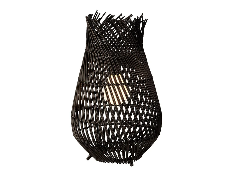 Kaemingk Lanterna Solare In Vimini Fissa 22Xh36 Cm